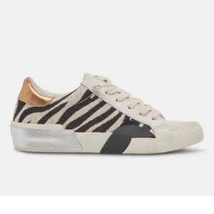 Zebra and metallic Dolce Vita sneakers size 9